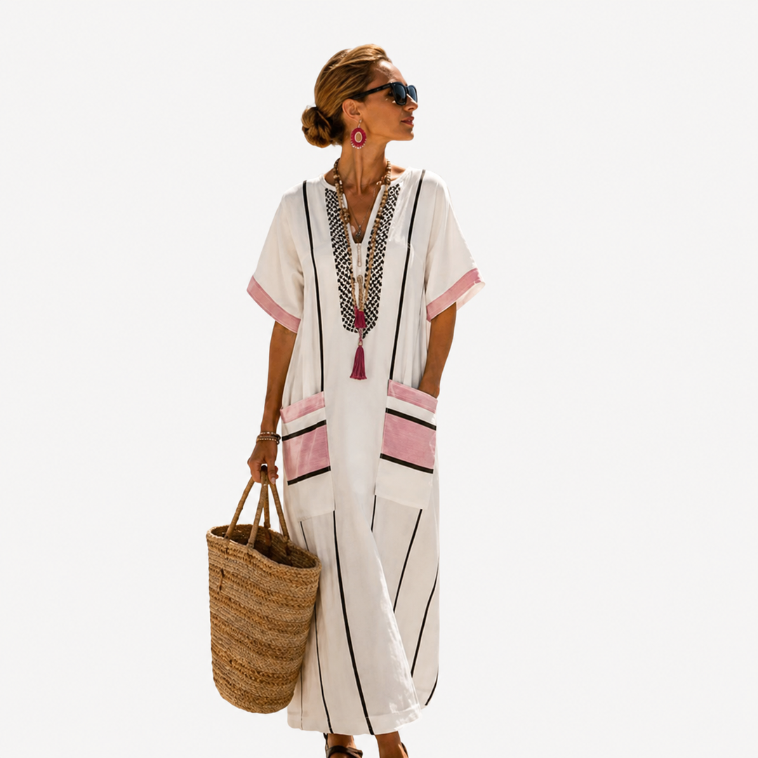Isla | Mosaic Print Kaftan