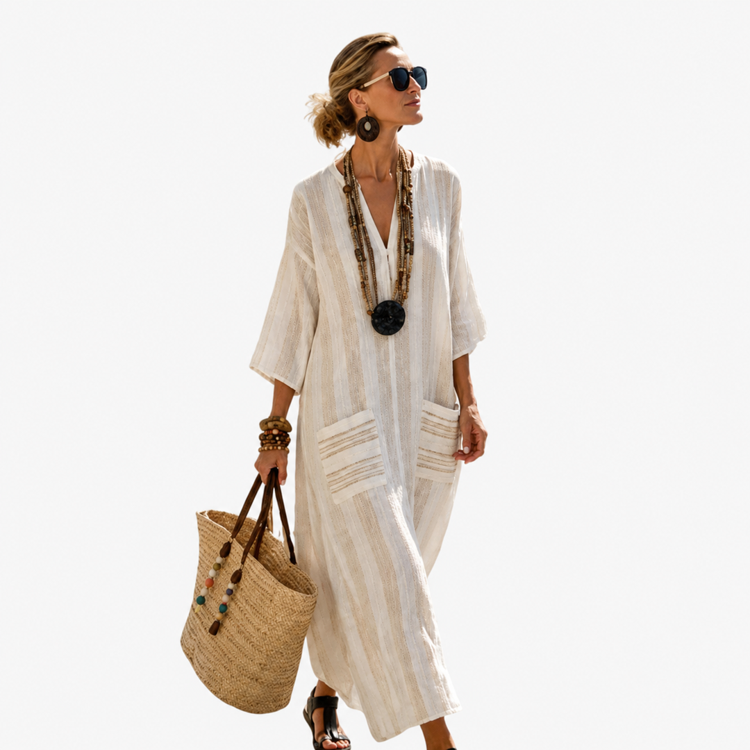 Jade | Vintage Floral Kaftan