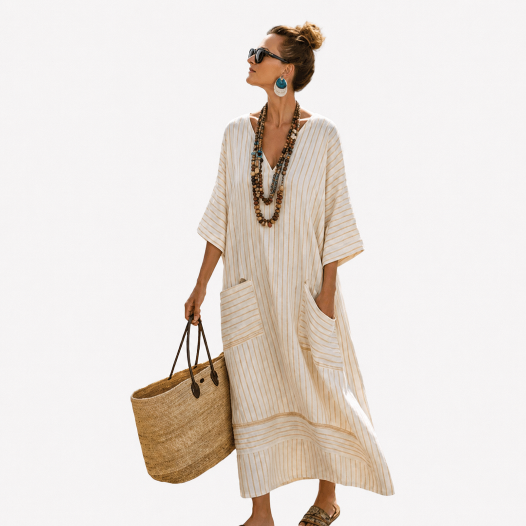 Nora | Garden Print Kaftan