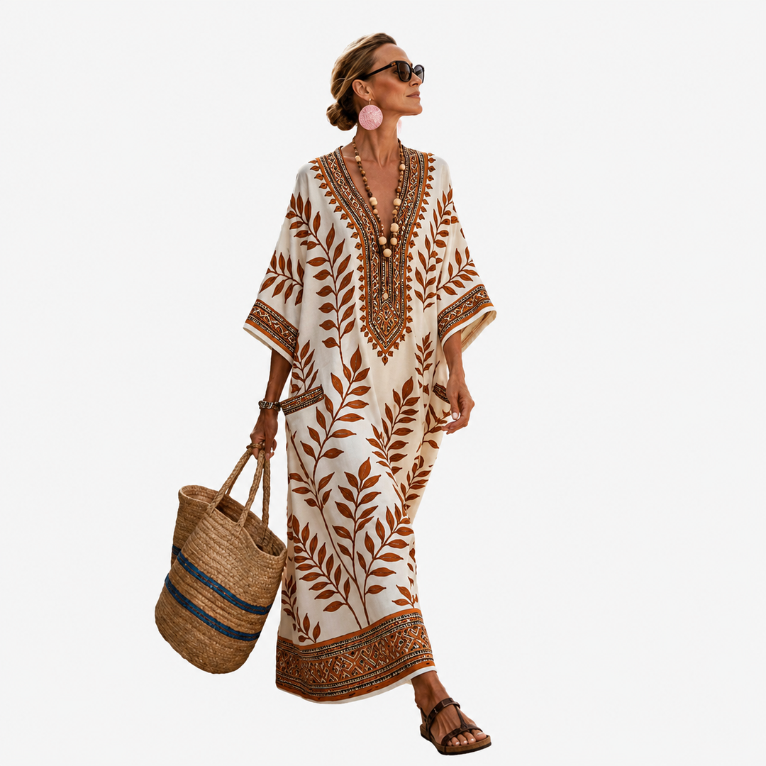 Ivy | Tropical Maxi Kaftan