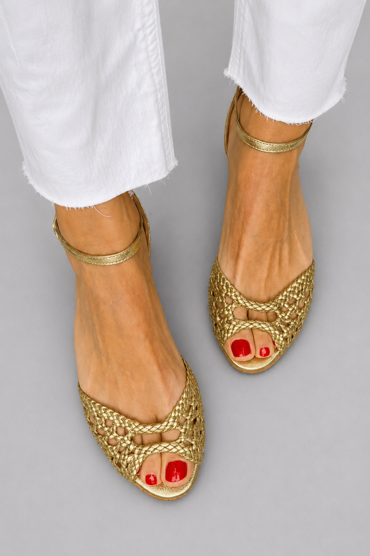 Araceli | Elegant Braided Sandals for Summer