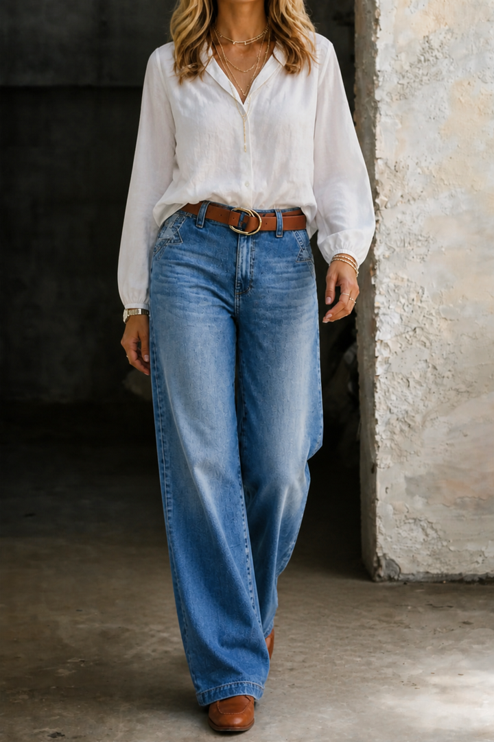 Madie | Vintage High-Waisted Denim Jeans