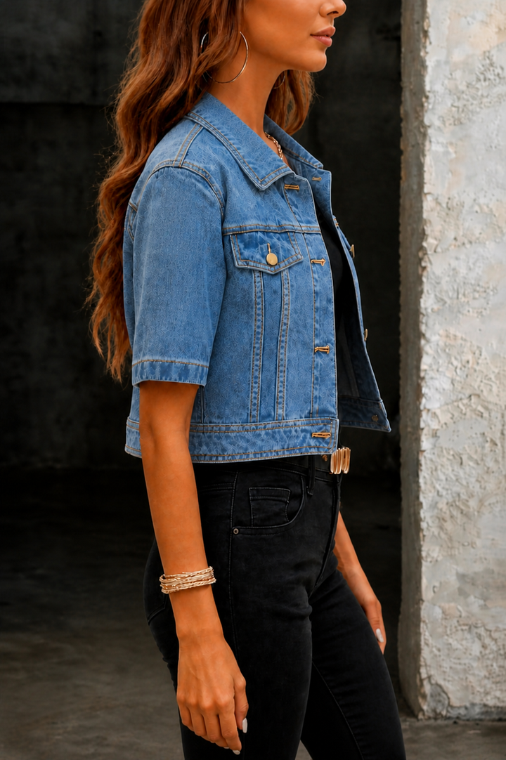 Jessica | Classic Short Denim Jacket