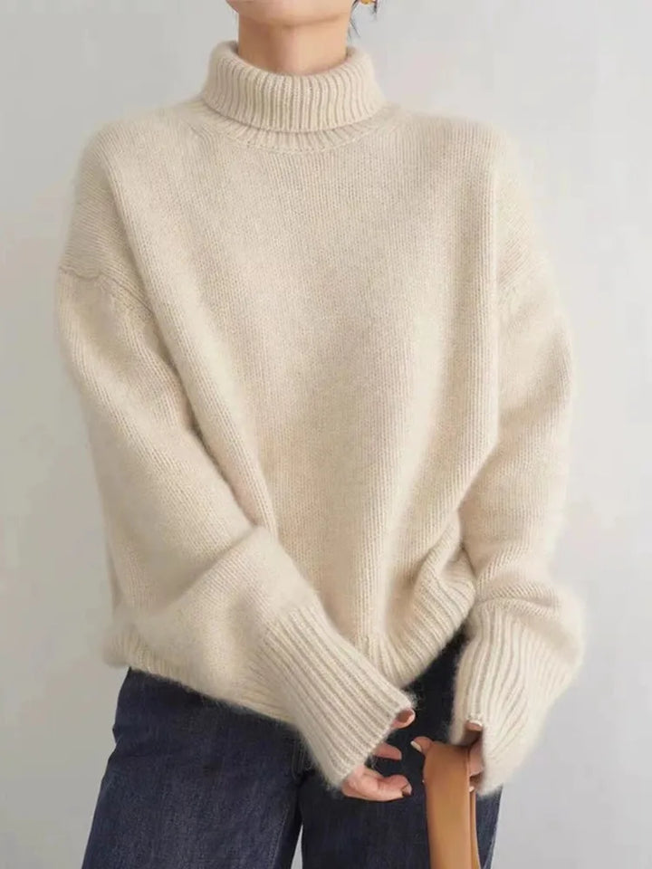 Isabella | Cashmere-Look Roll-Neck Jumper