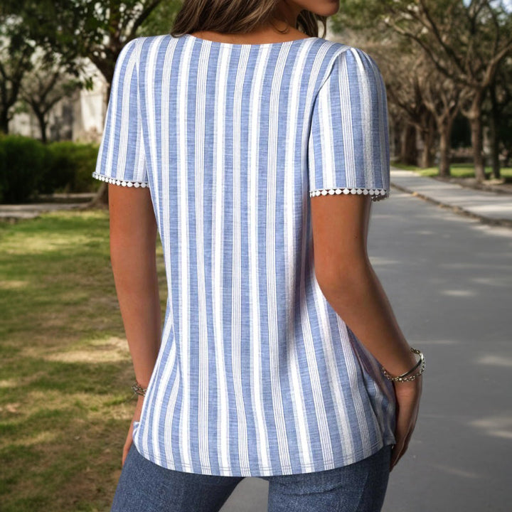 Odette | Striped Blouse