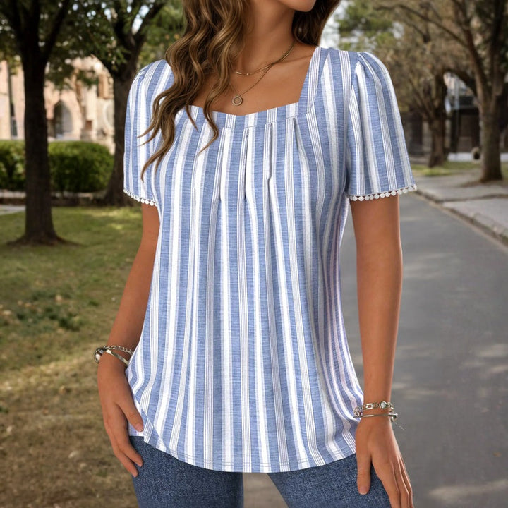 Odette | Striped Blouse