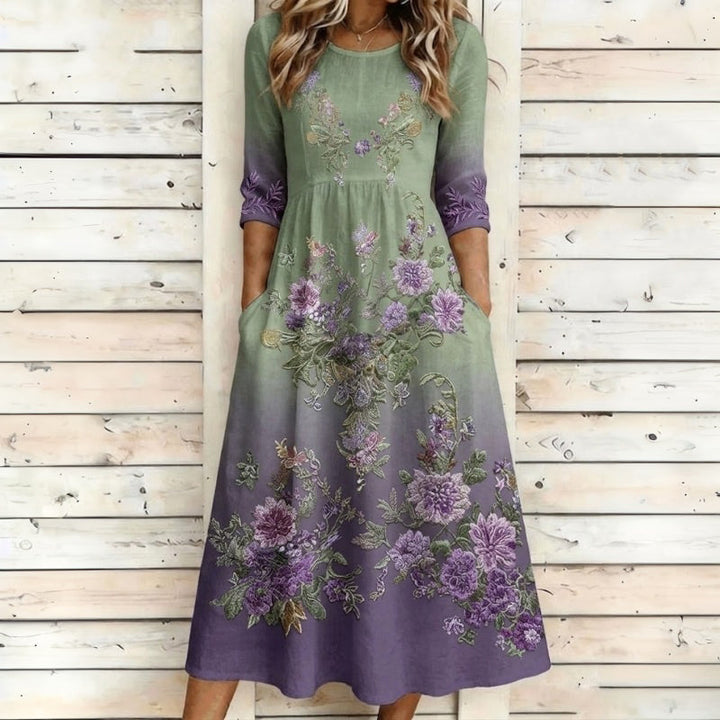 Skye | Vintage Dress with Floral Print