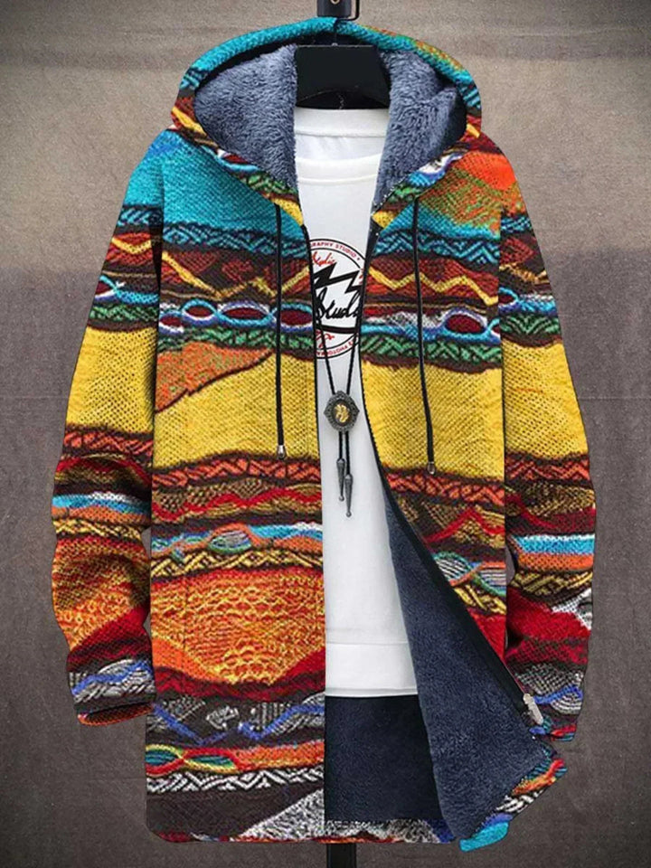 Dálila Luxury Artistic Cardigan with Zipper