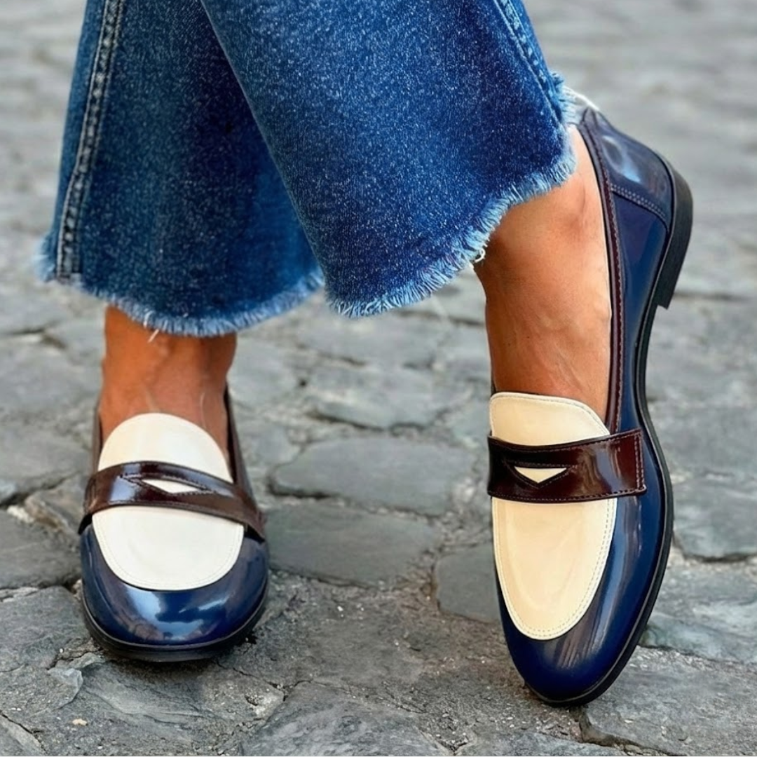 Irène | Contrast Loafers