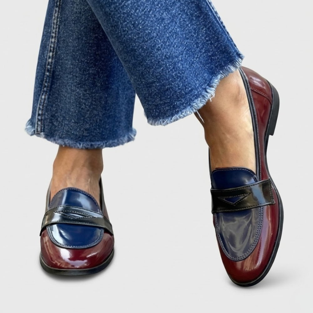 Irène | Contrast Loafers