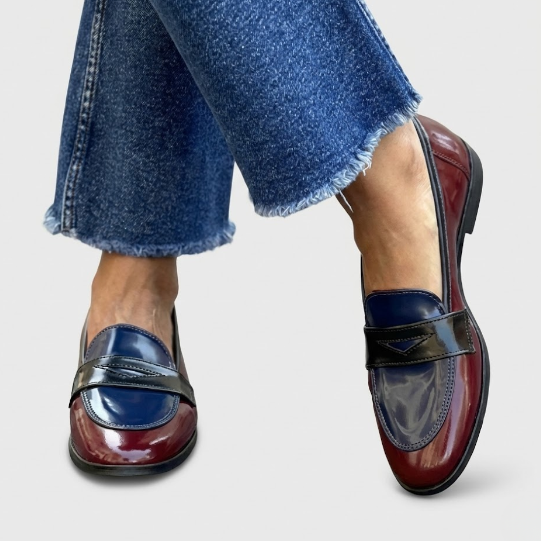 Irène | Contrast Loafers