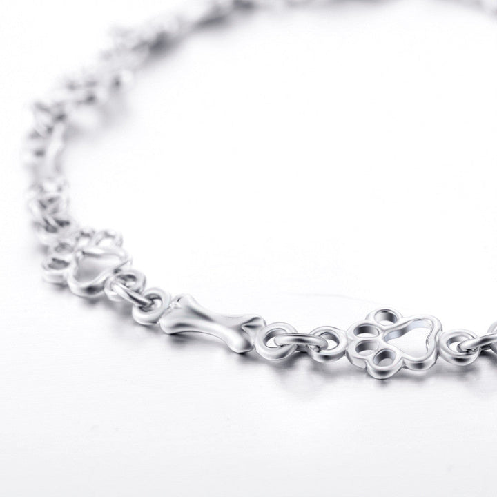 Liora™ | Bracelet with Paw and Bone Charms