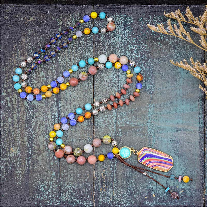 Sage | Colourful Transformation Necklace