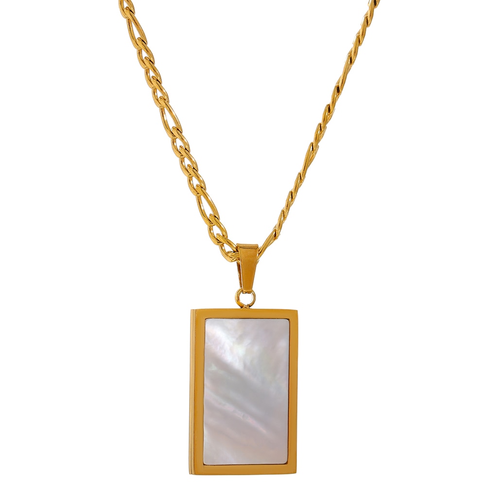 Dahlia | Ethereal Square Pendant Necklace
