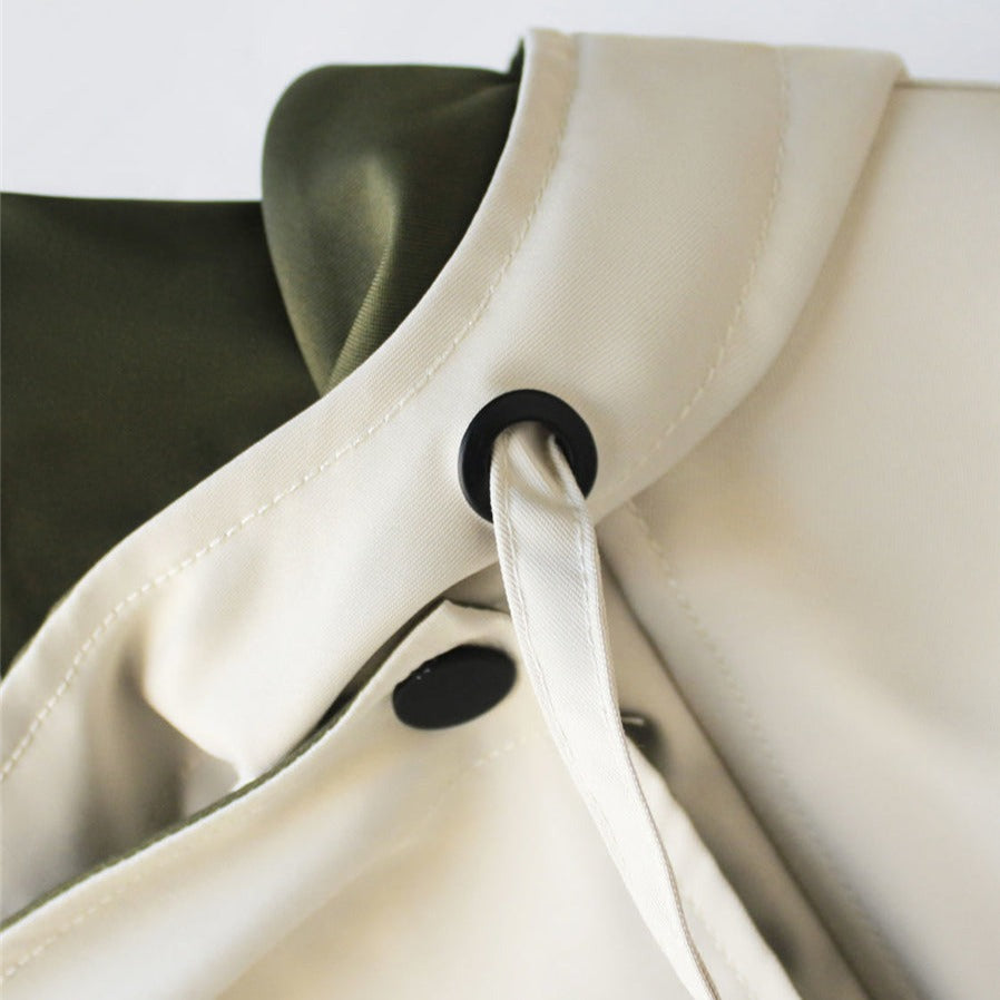 Renée | Modern Two-Tone Trench Coat