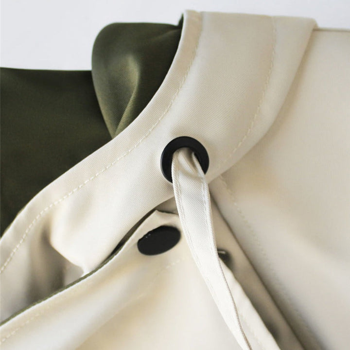 Renée | Modern Two-Tone Trench Coat