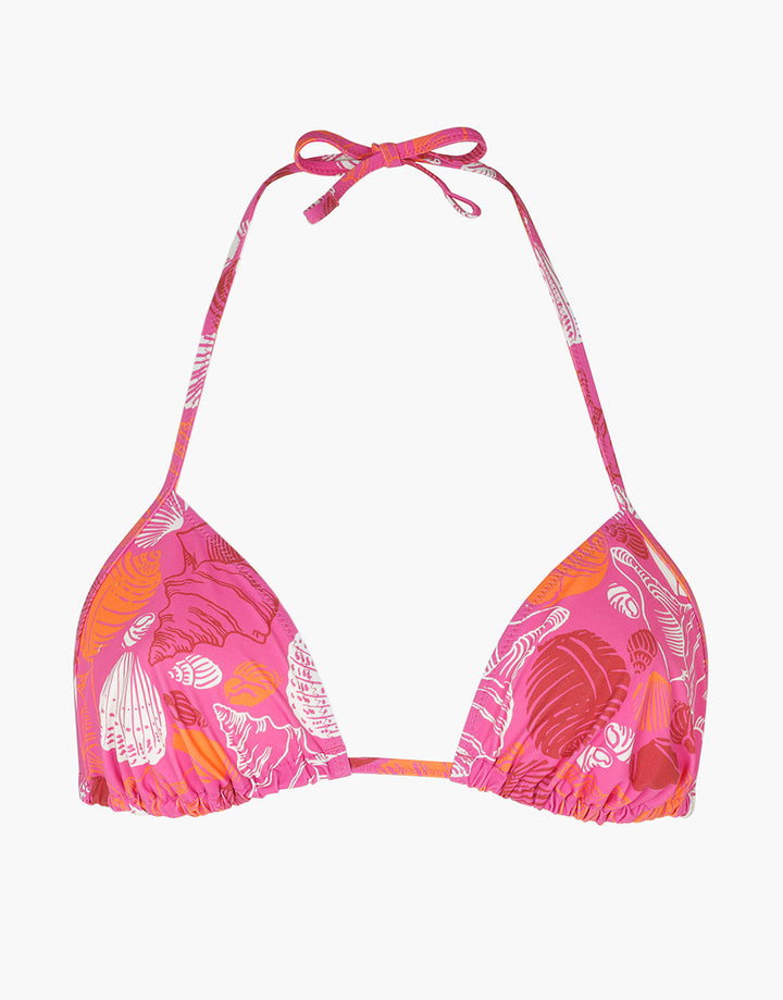 Triangle Bikini Top with Recycled Ties