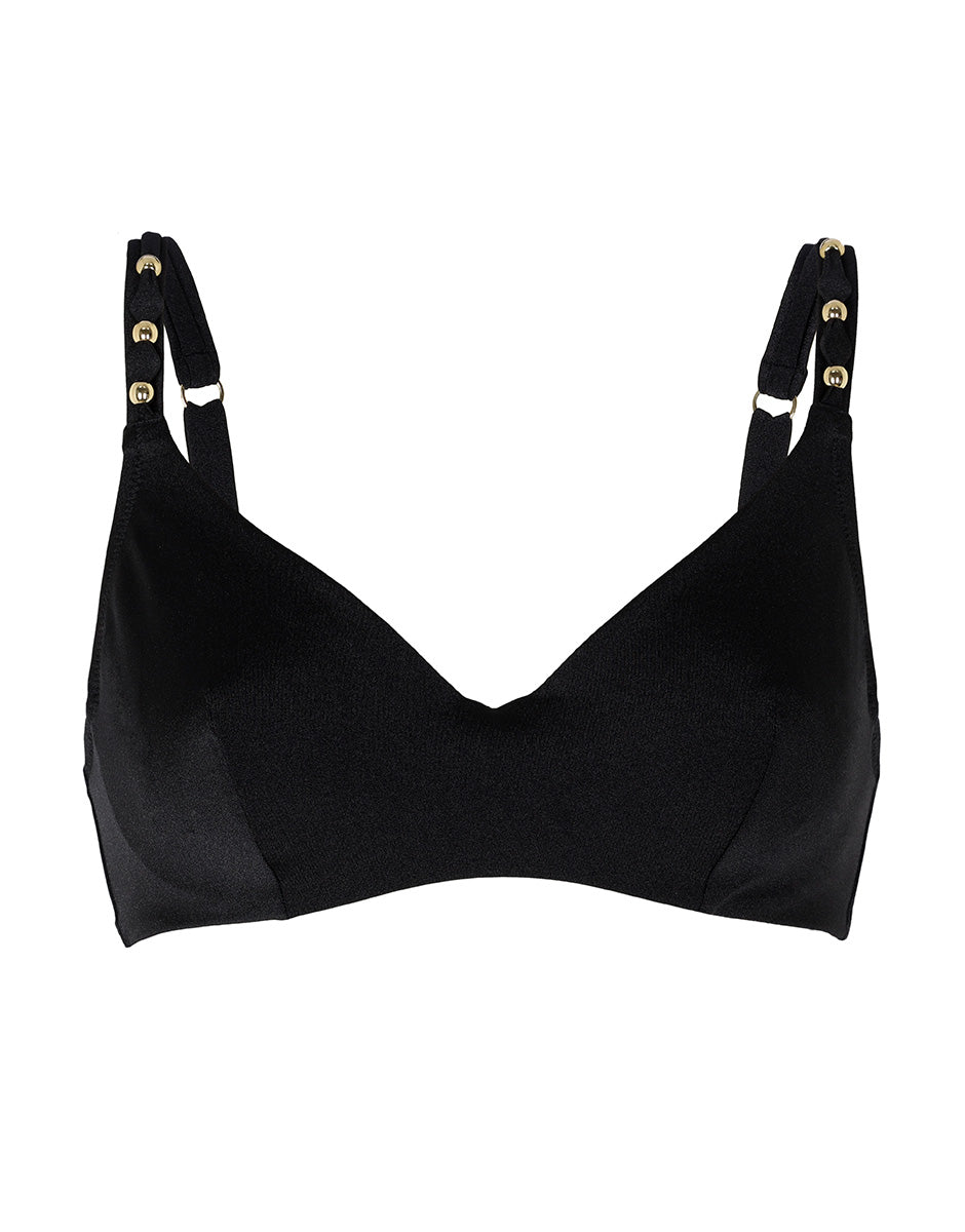Shiny Micro Underwire Bra Swimsuit