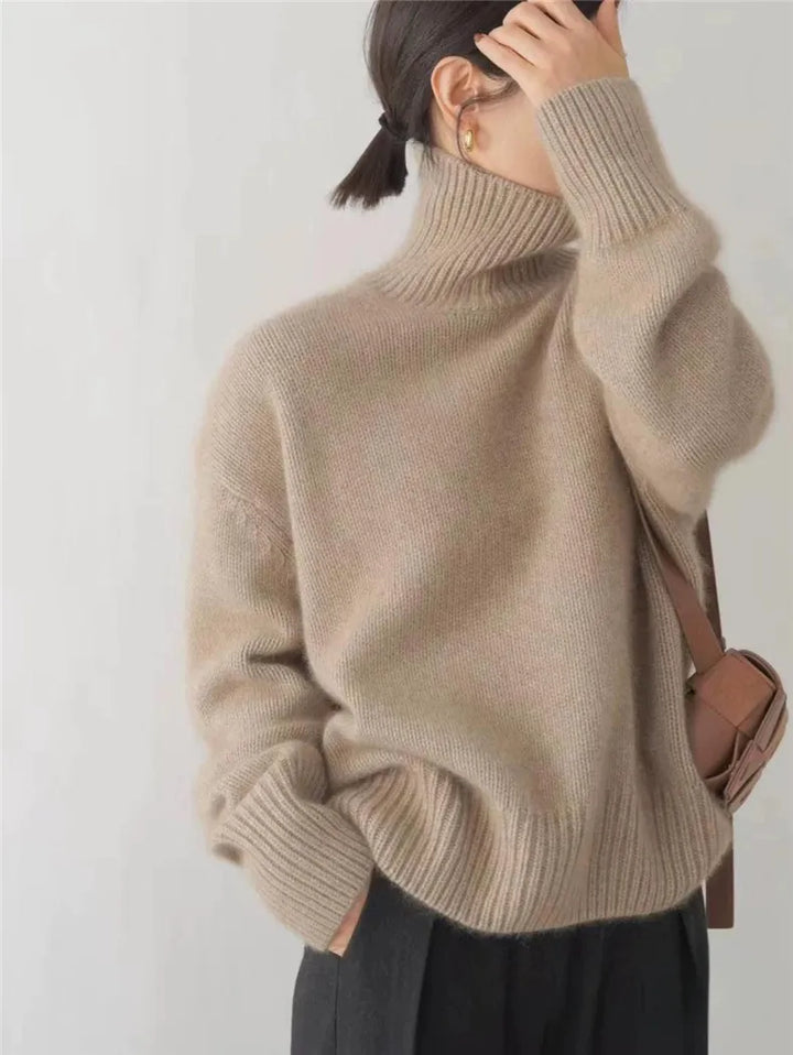 Isabella | Cashmere-Look Roll-Neck Jumper