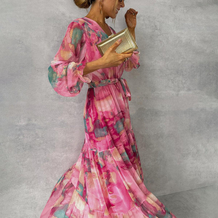 Zoey | Vibrant Floral Wrap Dress