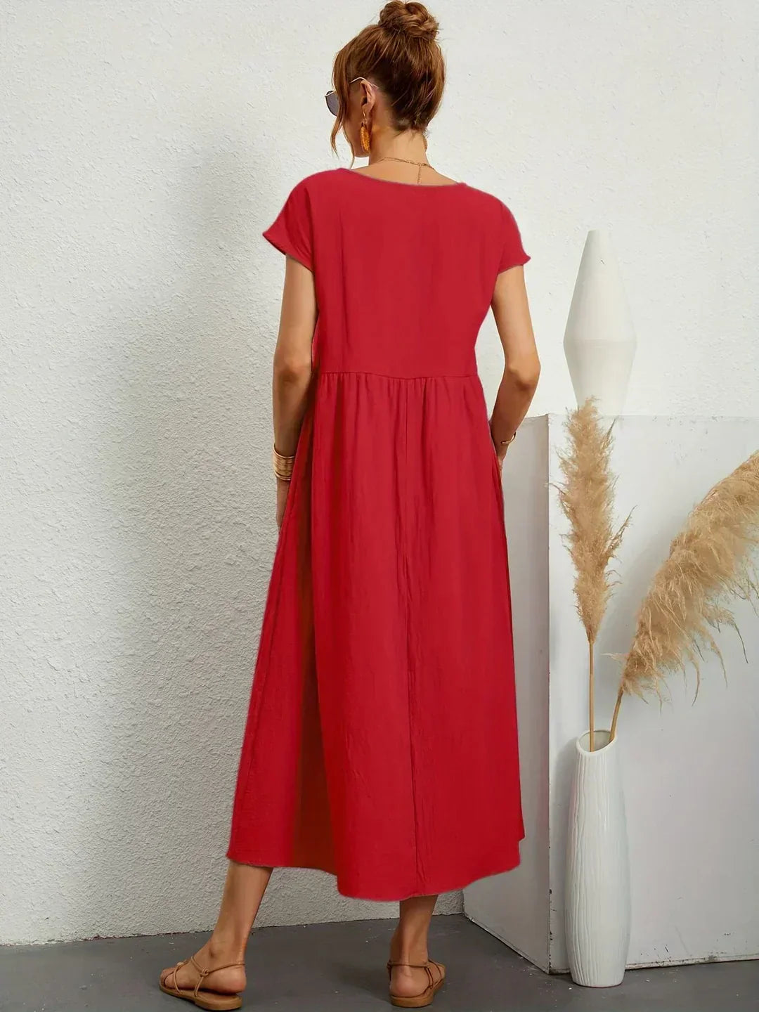 Heike | Flowing Midi Dress