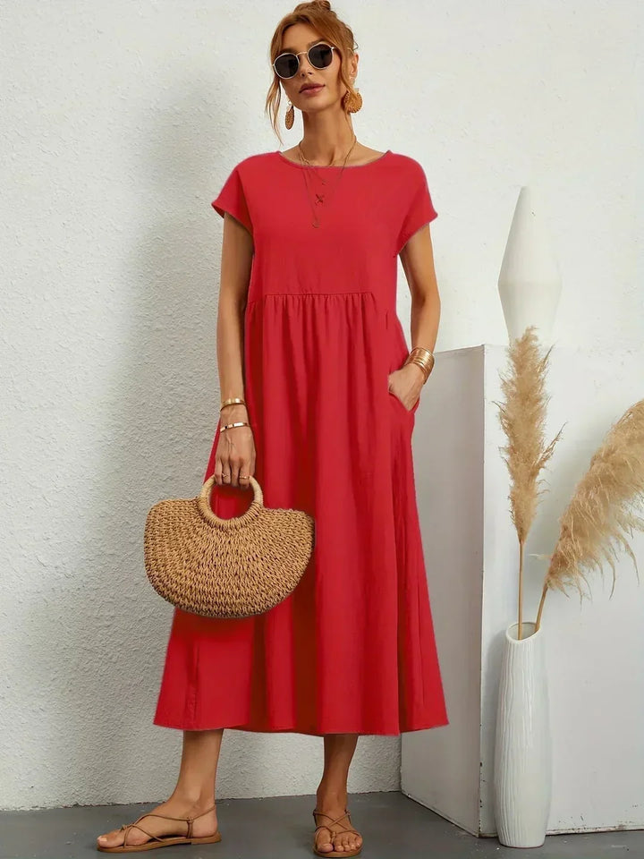 Heike | Flowing Midi Dress