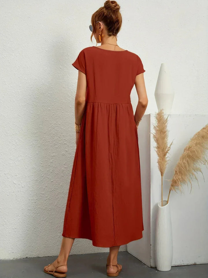 Heike | Flowing Midi Dress