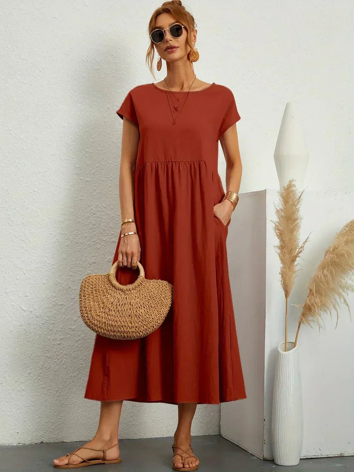 Heike | Flowing Midi Dress