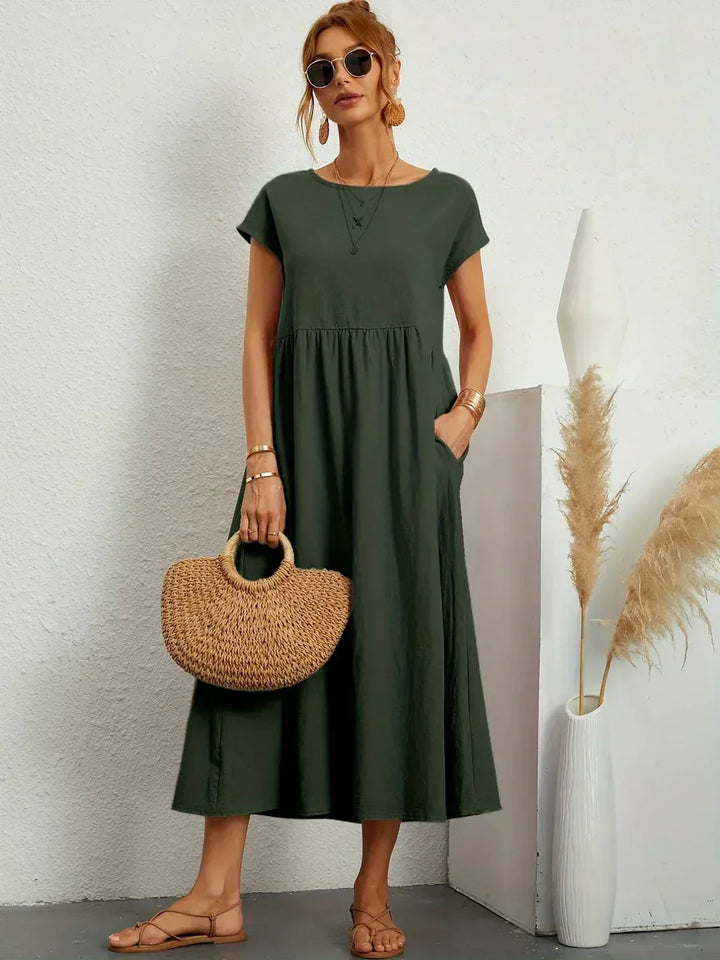 Heike | Flowing Midi Dress