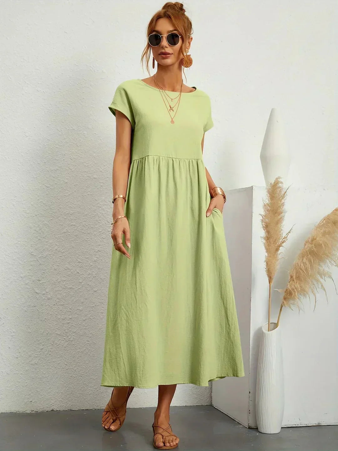 Heike | Flowing Midi Dress