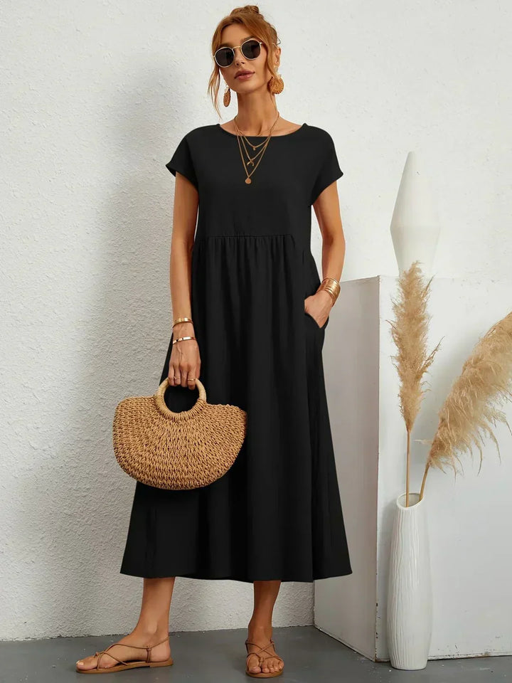 Heike | Flowing Midi Dress