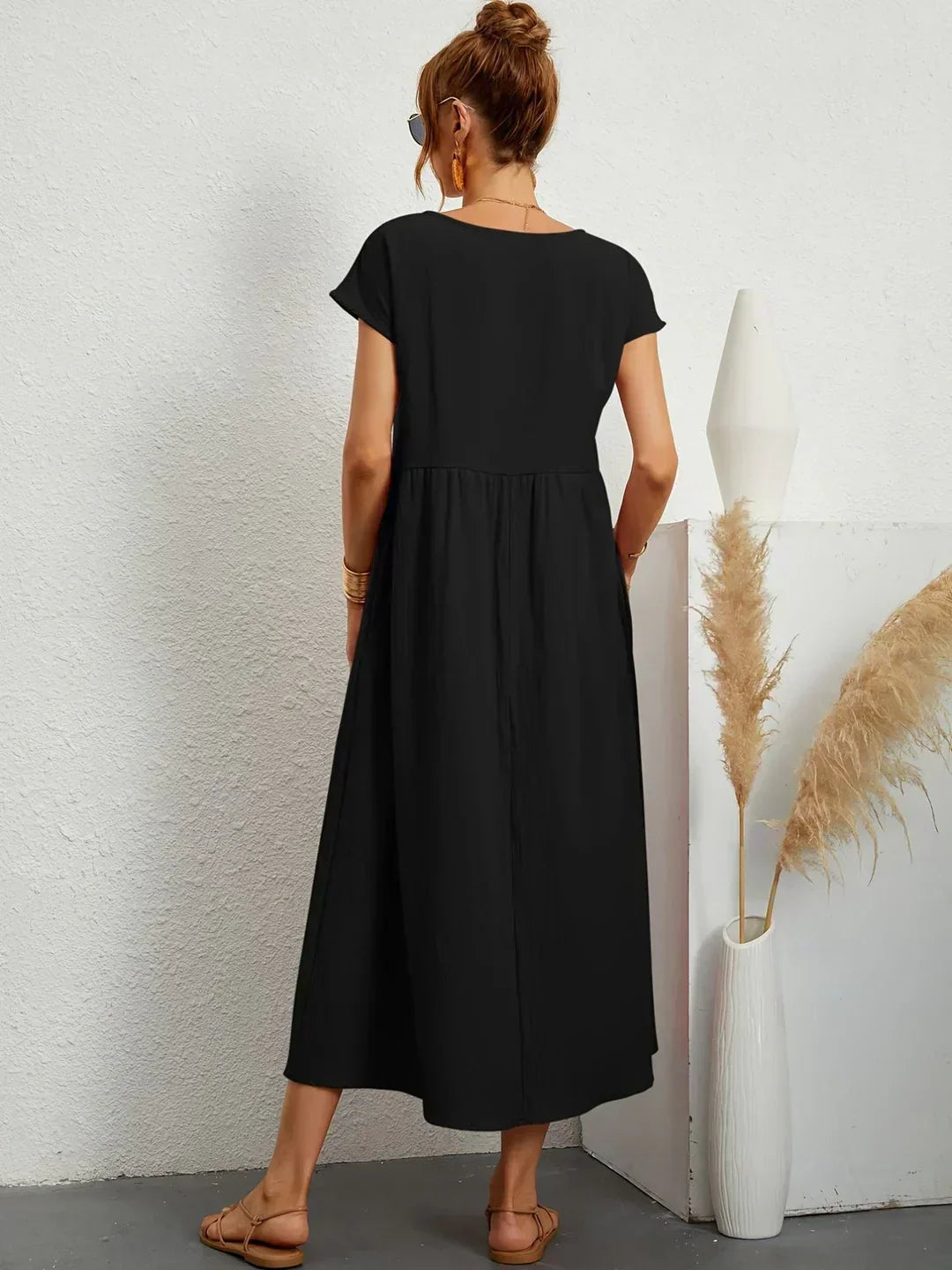 Heike | Flowing Midi Dress