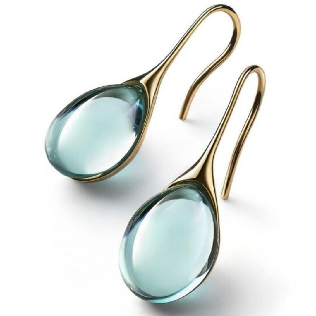 Daphne | Crystal Hanging Earrings