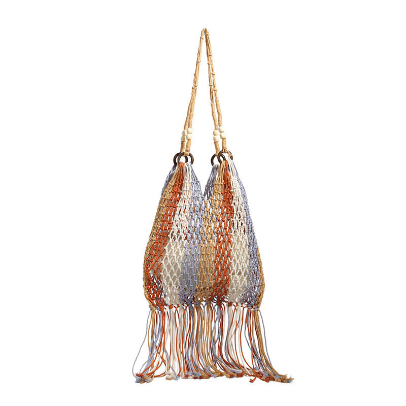 Noelle | Straw Beach Bag