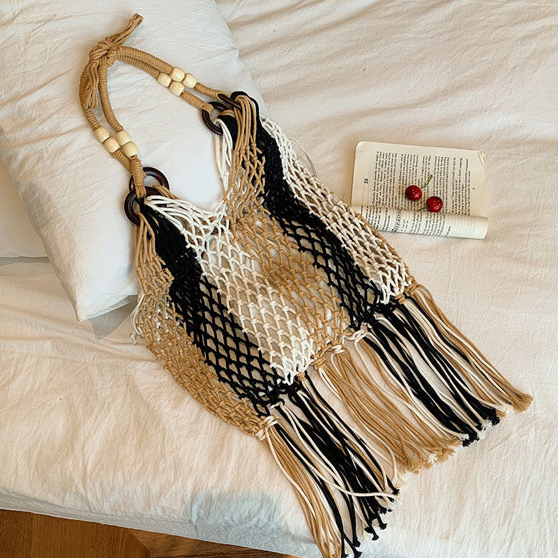Noelle | Straw Beach Bag