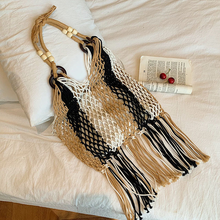 Noelle | Straw Beach Bag