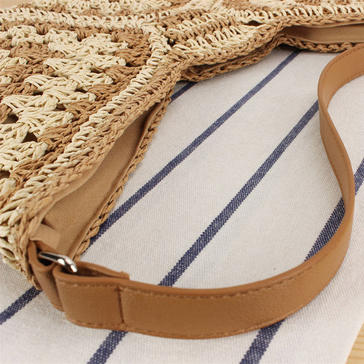 Clover 2 | Straw Beach Bag