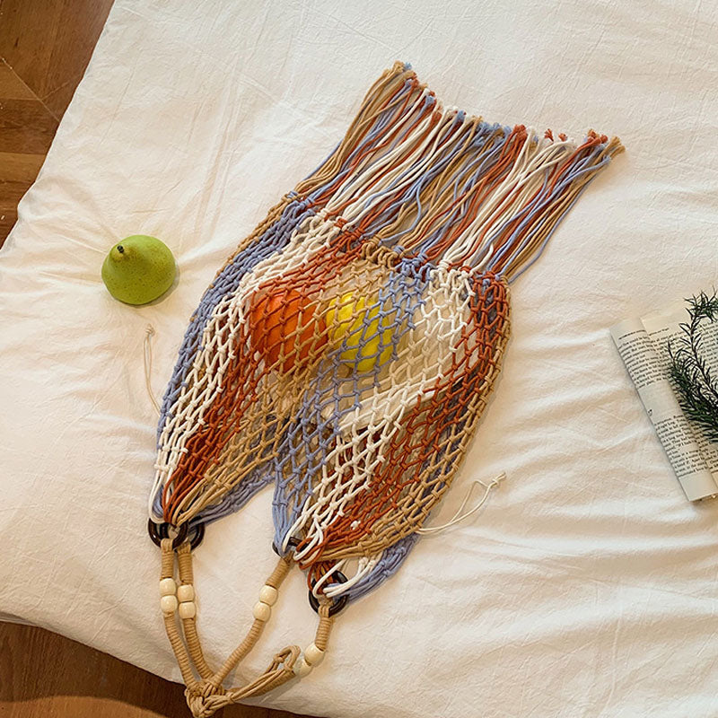 Noelle | Straw Beach Bag