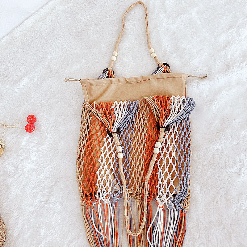 Noelle | Straw Beach Bag
