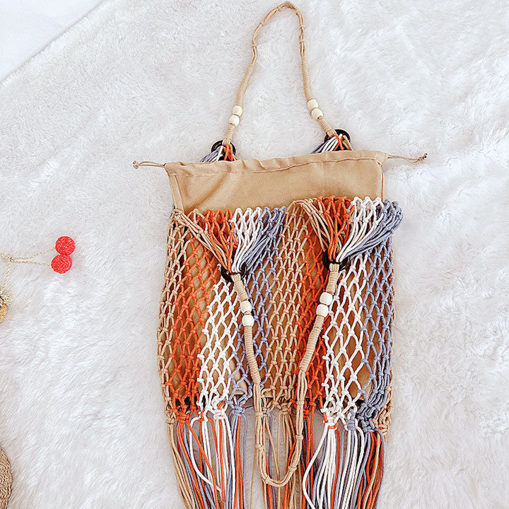 Noelle | Straw Beach Bag