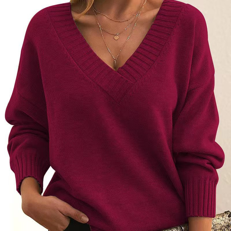 Bella | Solid Colour Knit Jumper
