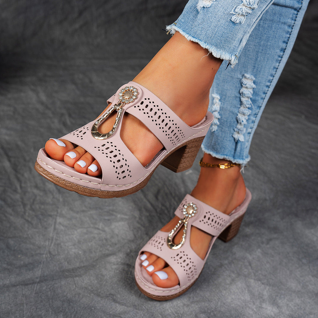 Isabella | Comfortable Orthopedic High Heel Sandals