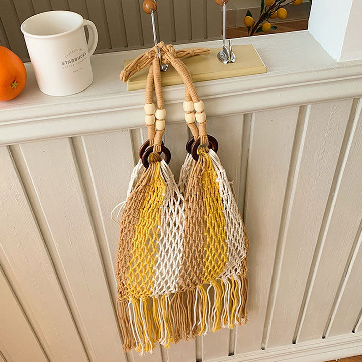 Noelle | Straw Beach Bag