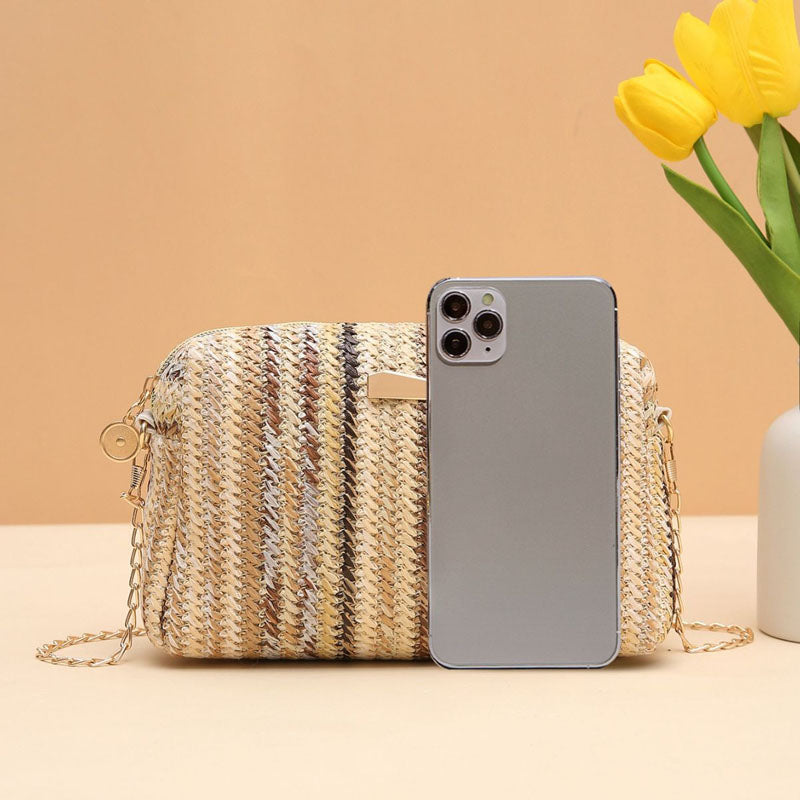 Mimi | Rainbow Straw Bag