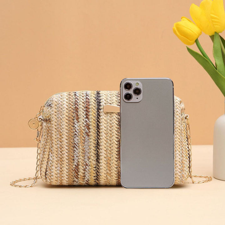 Mimi | Rainbow Straw Bag