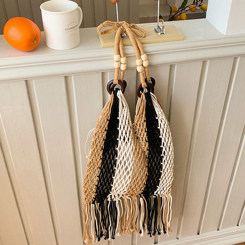 Noelle | Straw Beach Bag