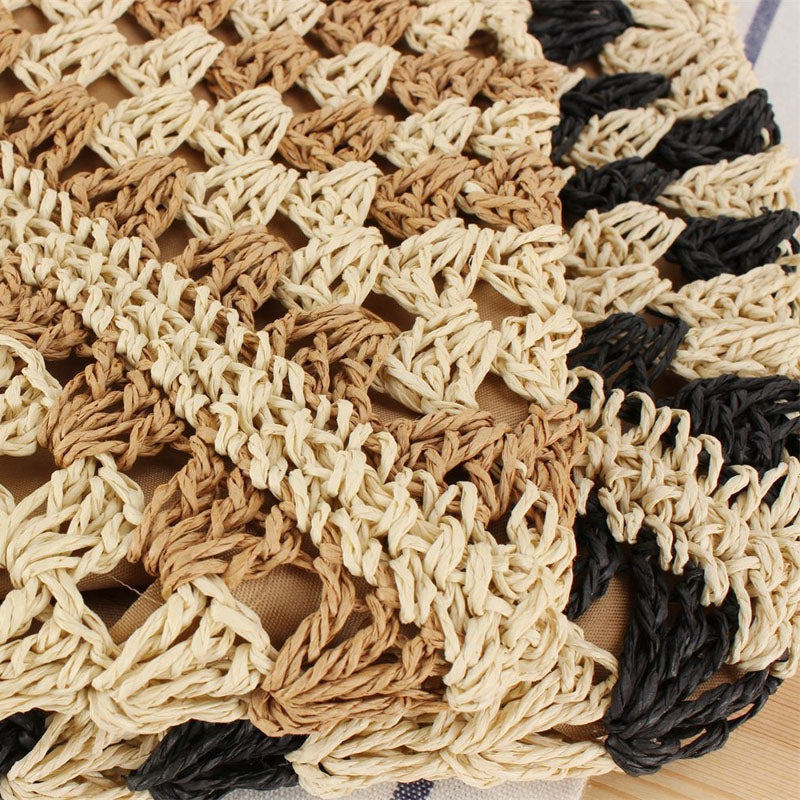 Clover 2 | Straw Beach Bag