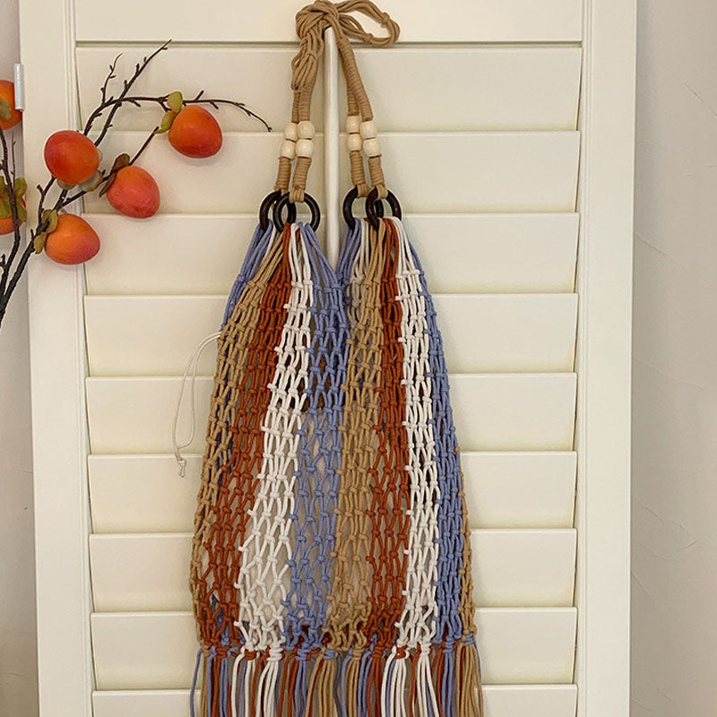 Noelle | Straw Beach Bag
