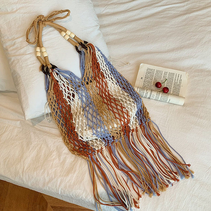 Noelle | Straw Beach Bag