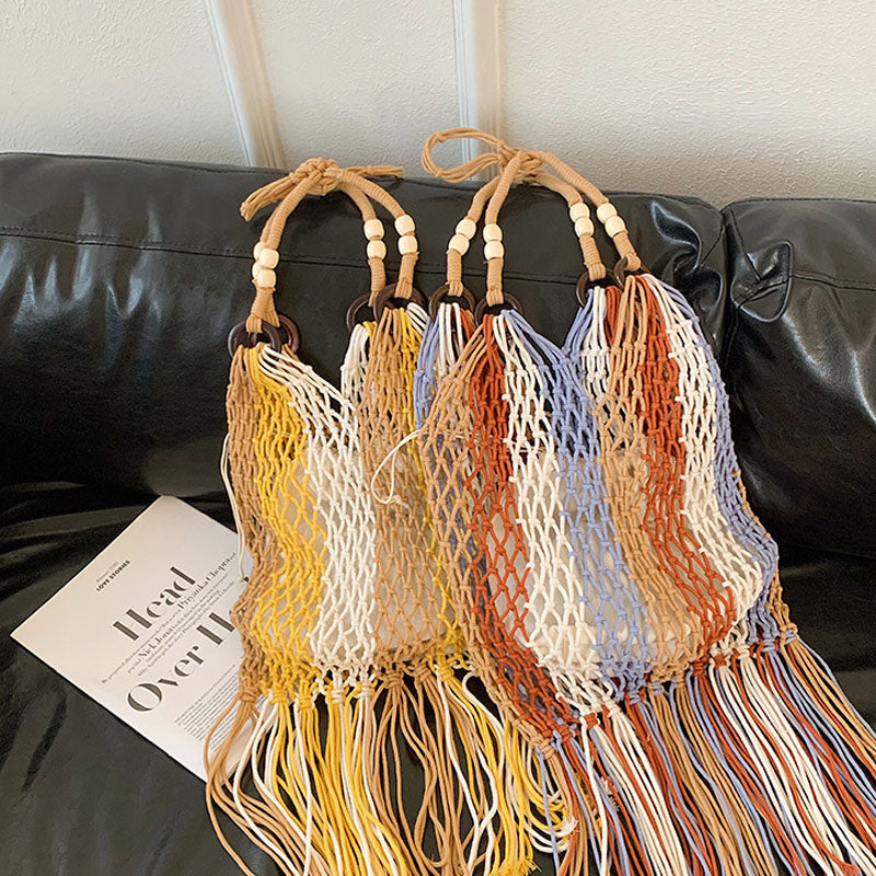 Noelle | Straw Beach Bag